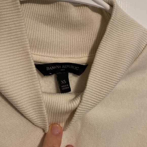 Cream Sweatshirt Top Banana Republic - Picture 3 of 6